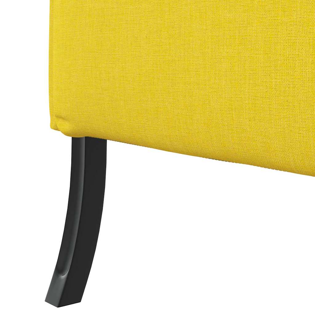 Divano alto Giallo chiaro 109 x 56 x 121 cm Tessuto