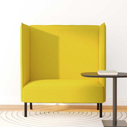 Divano alto Giallo chiaro 109 x 56 x 121 cm Tessuto