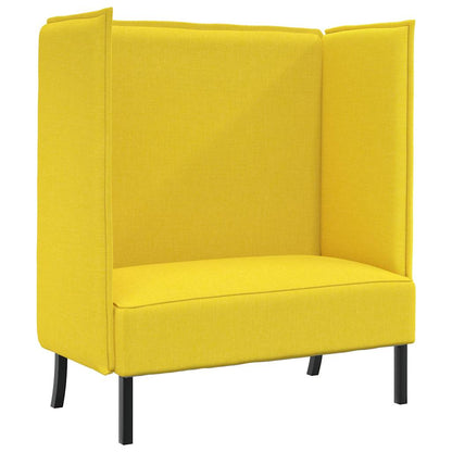 Divano alto Giallo chiaro 109 x 56 x 121 cm Tessuto