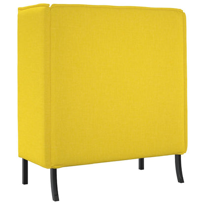 Divano alto Giallo chiaro 109 x 56 x 121 cm Tessuto