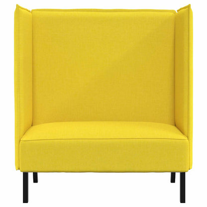 Divano alto Giallo chiaro 109 x 56 x 121 cm Tessuto