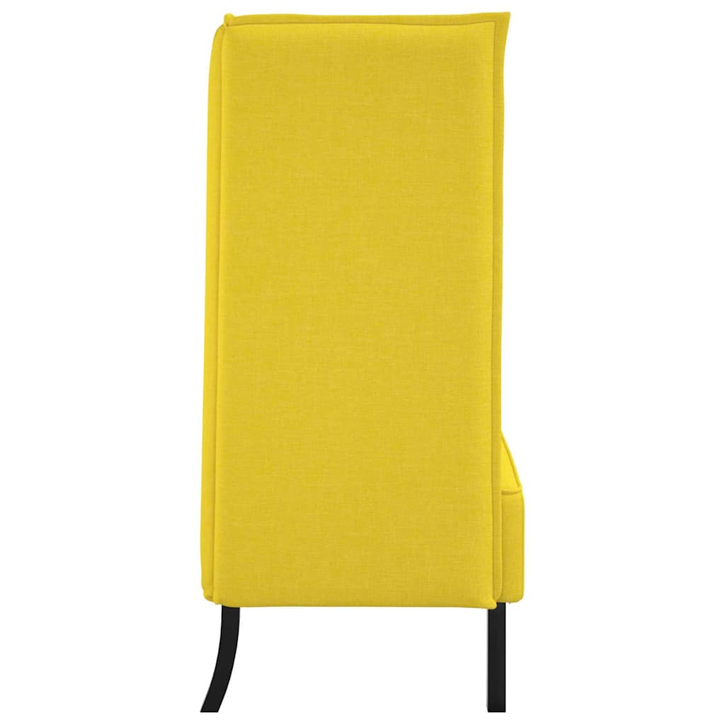 Divano alto Giallo chiaro 109 x 56 x 121 cm Tessuto