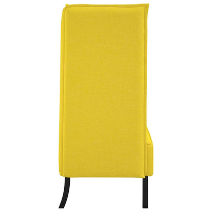 Divano alto Giallo chiaro 109 x 56 x 121 cm Tessuto