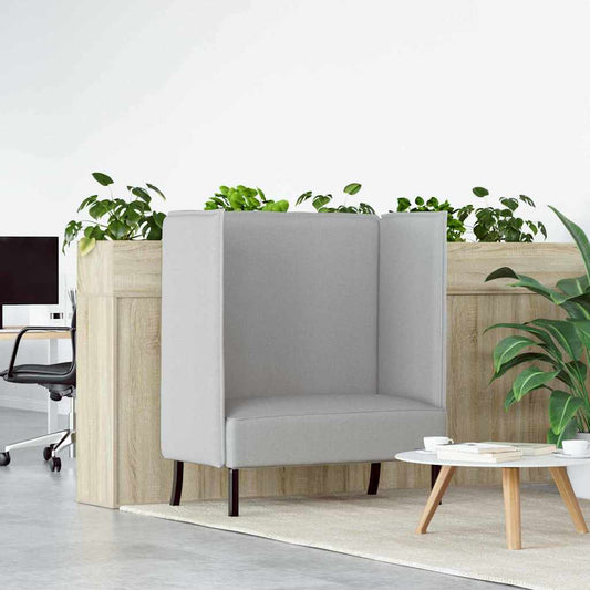 Divano alto Grigio nuvola 109 x 56 x 121 cm Tessuto - homemem39