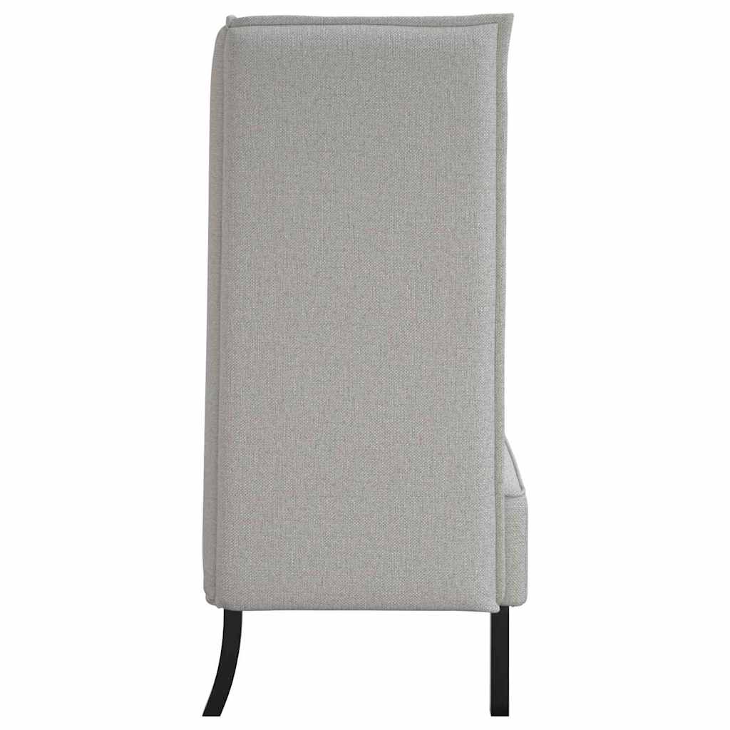 Divano alto Grigio nuvola 109 x 56 x 121 cm Tessuto - homemem39