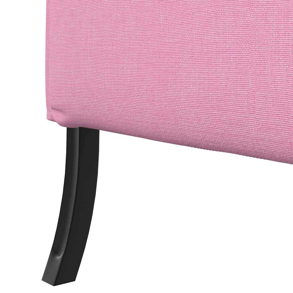 Divano alto Rosa 109 x 56 x 121 cm Tessuto - homemem39