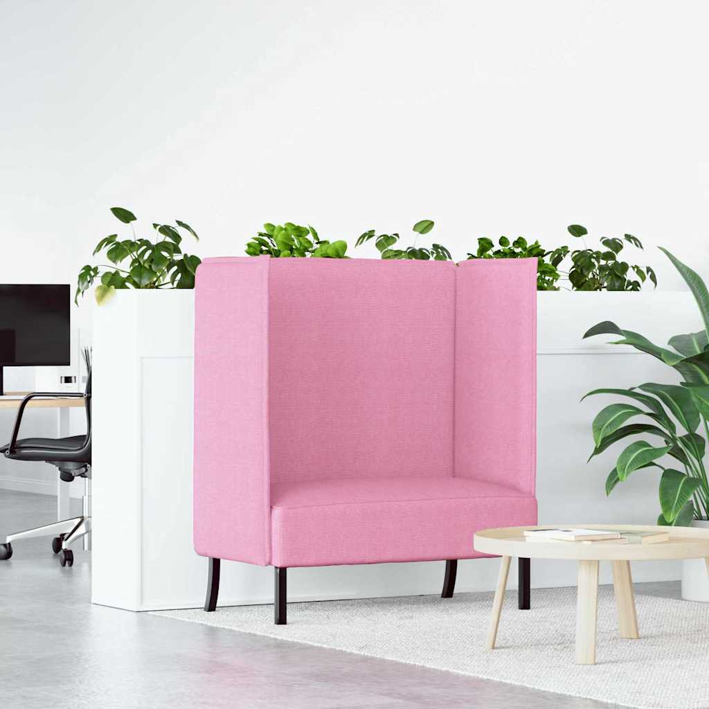 Divano alto 101cm Rosa Tessuto | homemem39