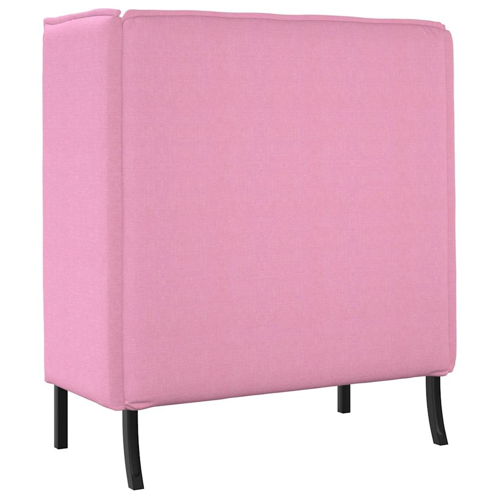 Divano alto 101cm Rosa Tessuto | homemem39