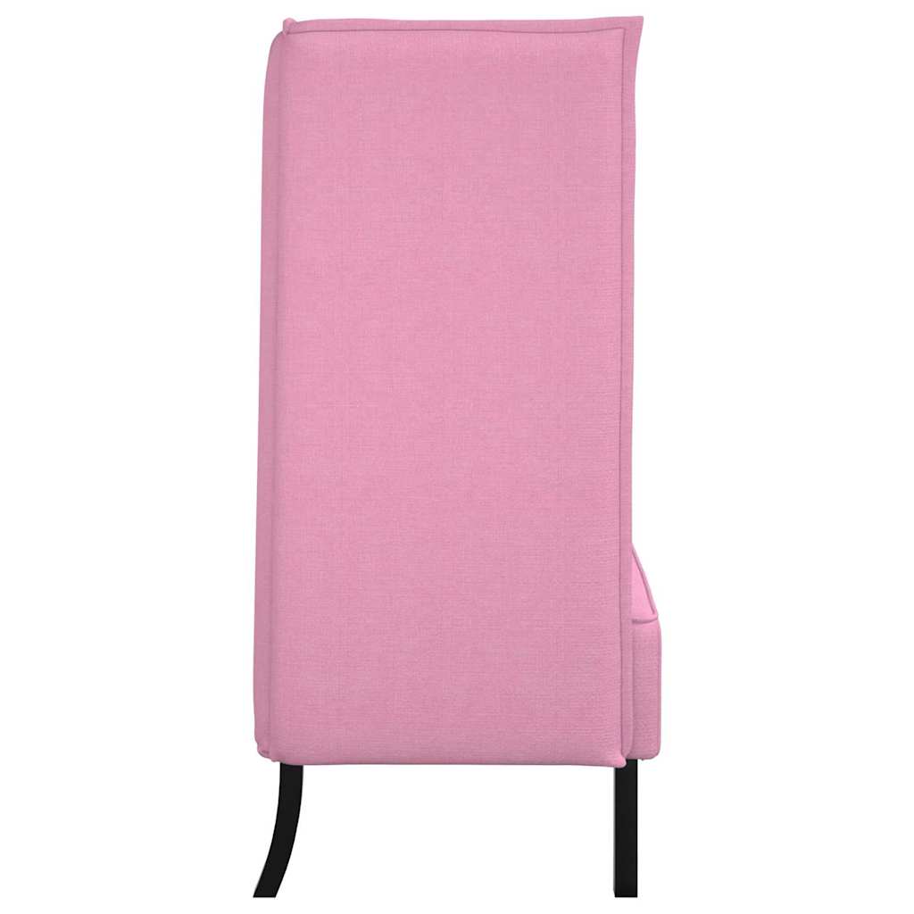 Divano alto Rosa 109 x 56 x 121 cm Tessuto - homemem39
