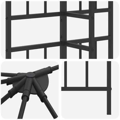 Struttura Gazebo 6 x 3 m Nero Acciaio | homemem39
