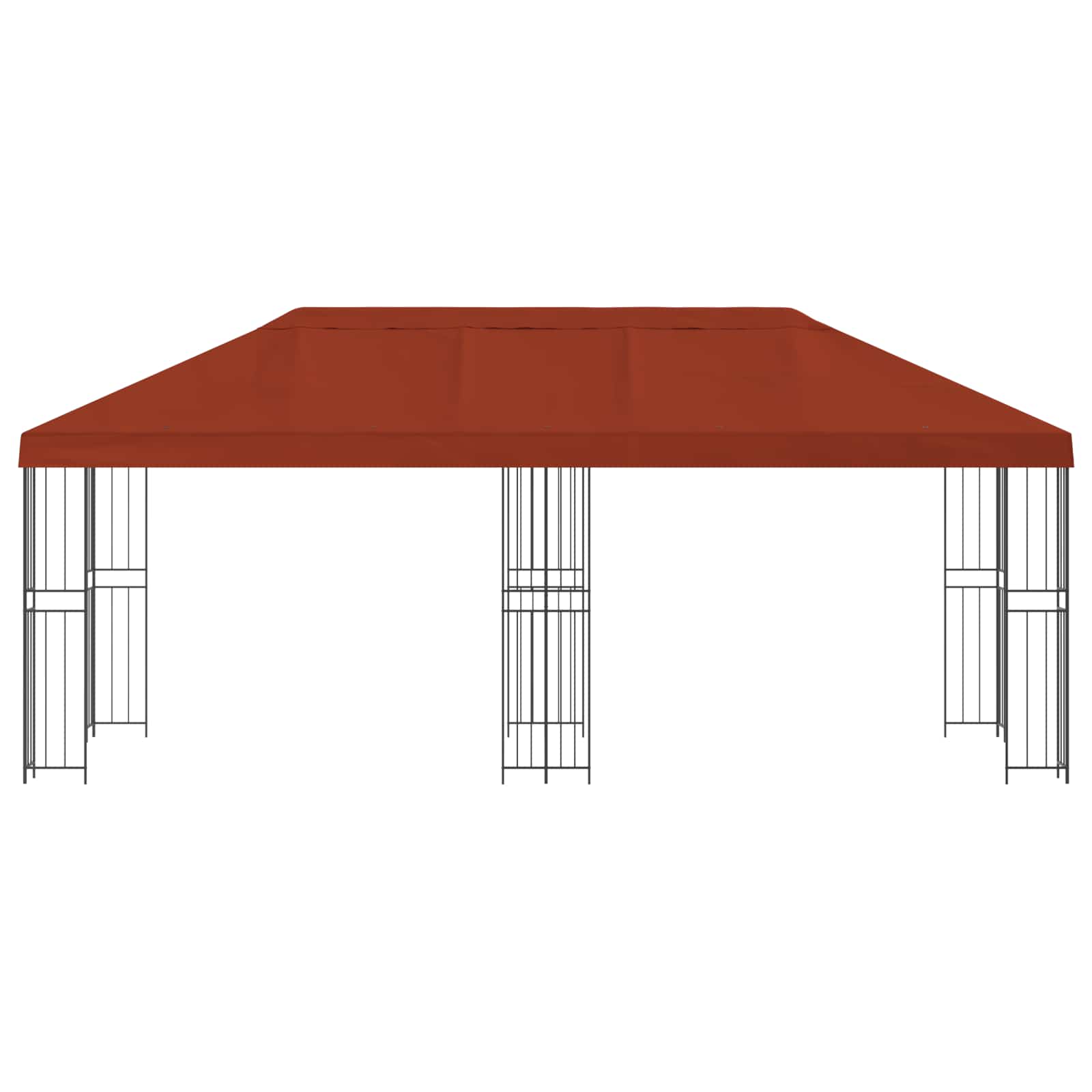 Gazebo con pareti laterali 6 x 3 m Terracotta | homemem39