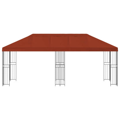 Gazebo con pareti laterali 6 x 3 m Terracotta | homemem39
