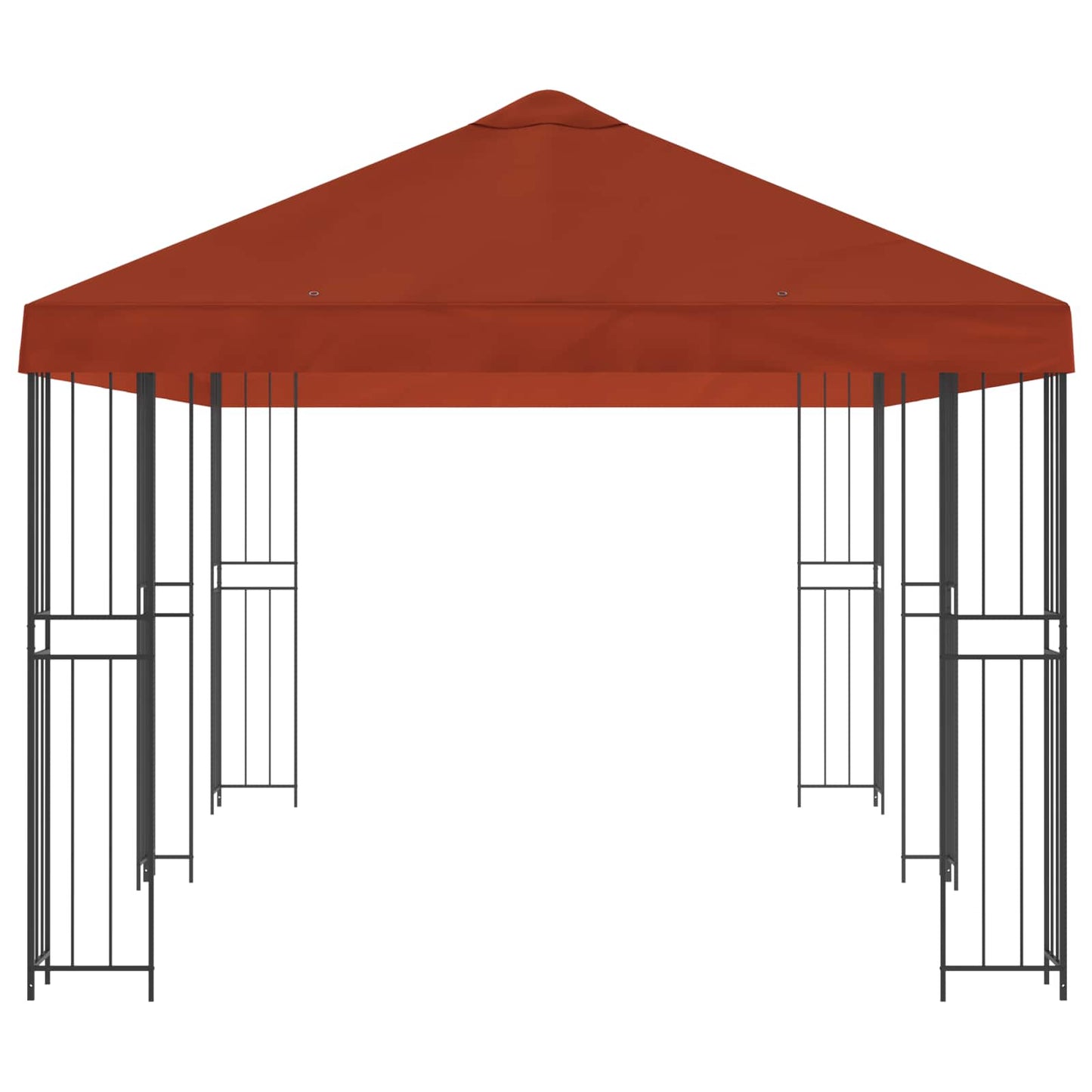 Gazebo con pareti laterali 6 x 3 m Terracotta | homemem39