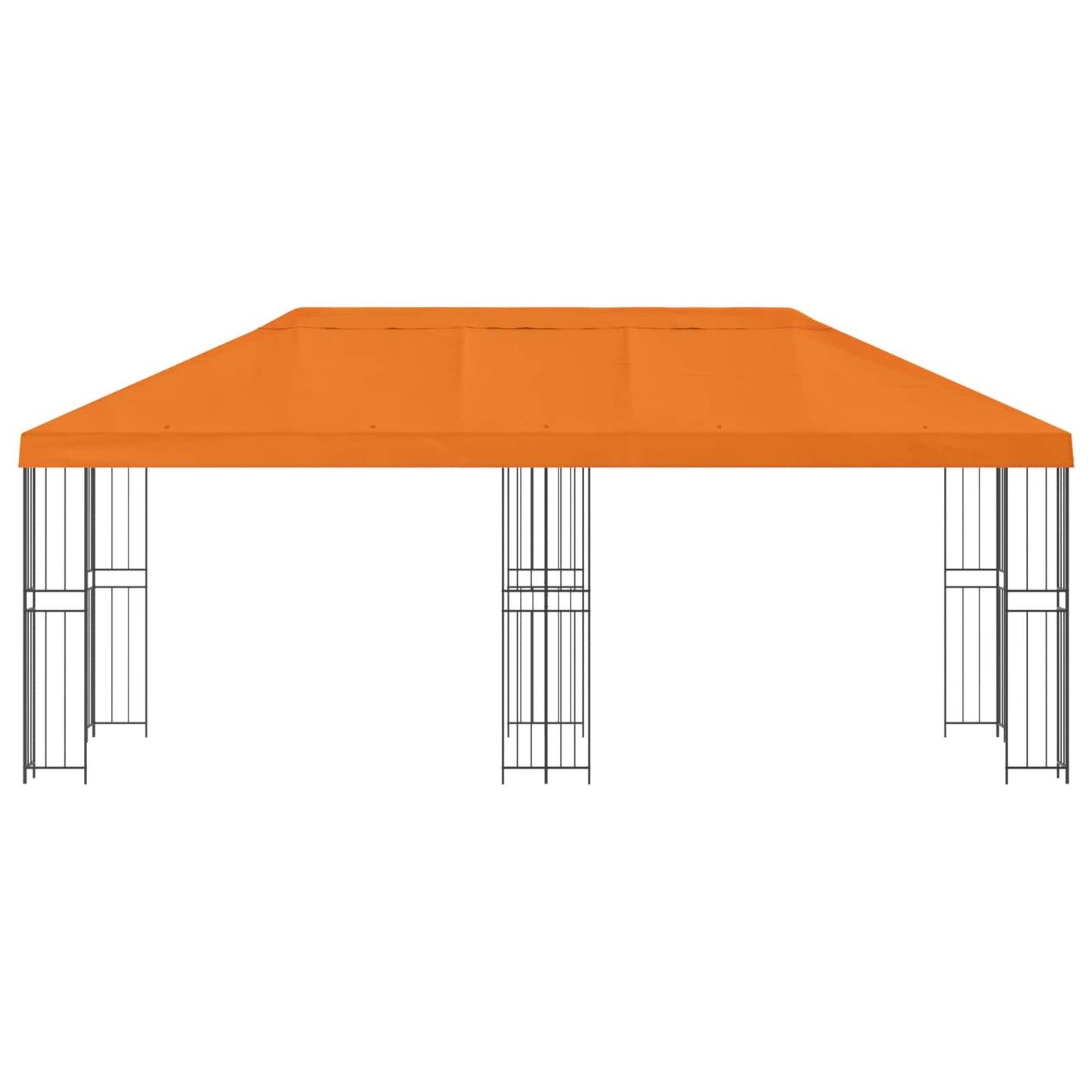 Gazebo con pareti laterali 6 x 3 m Arancione | homemem39