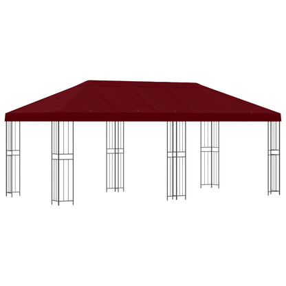 Gazebo con pareti laterali 6 x 3 m Borgogna | homemem39