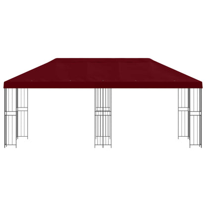 Gazebo con pareti laterali 6 x 3 m Borgogna | homemem39