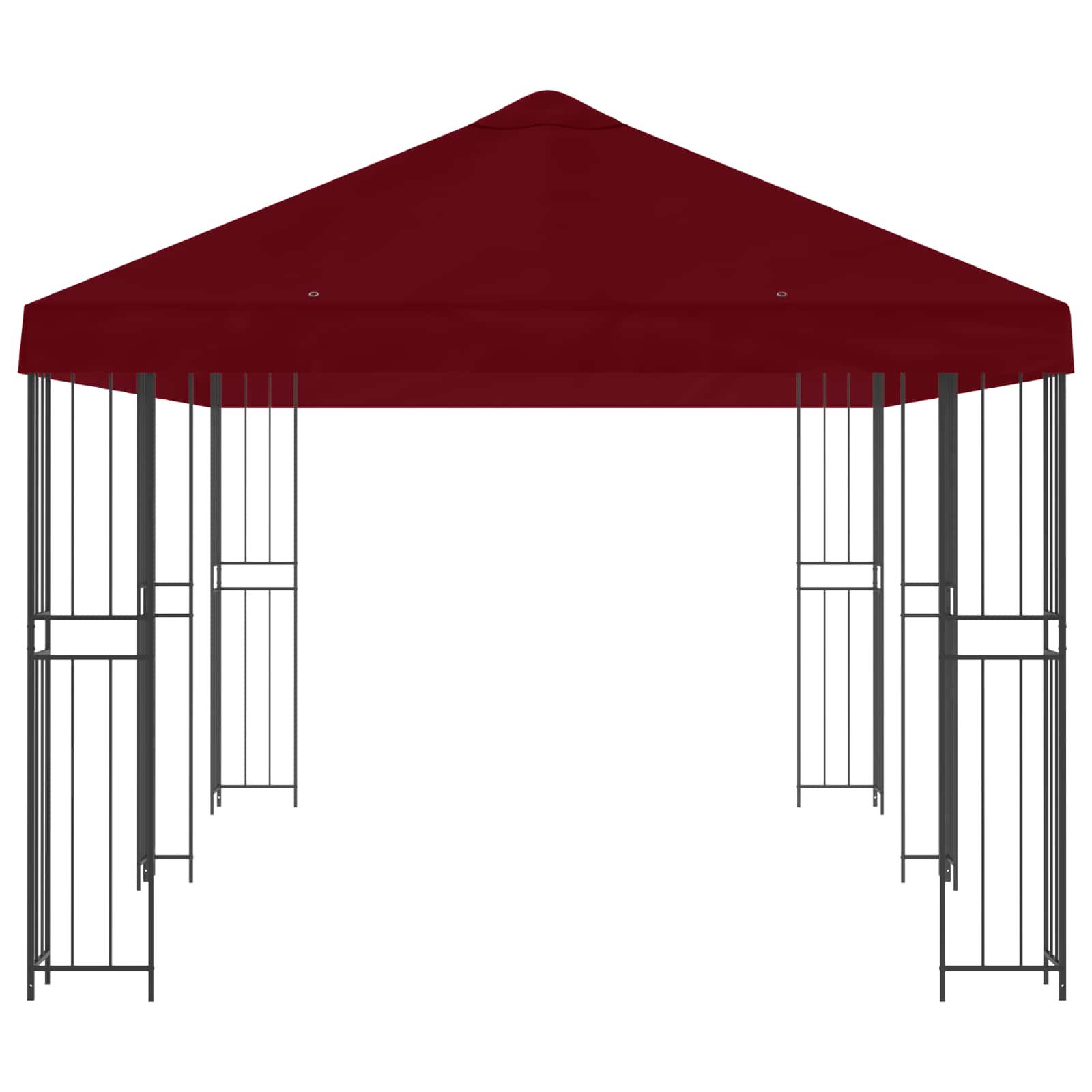 Gazebo con pareti laterali 6 x 3 m Borgogna | homemem39