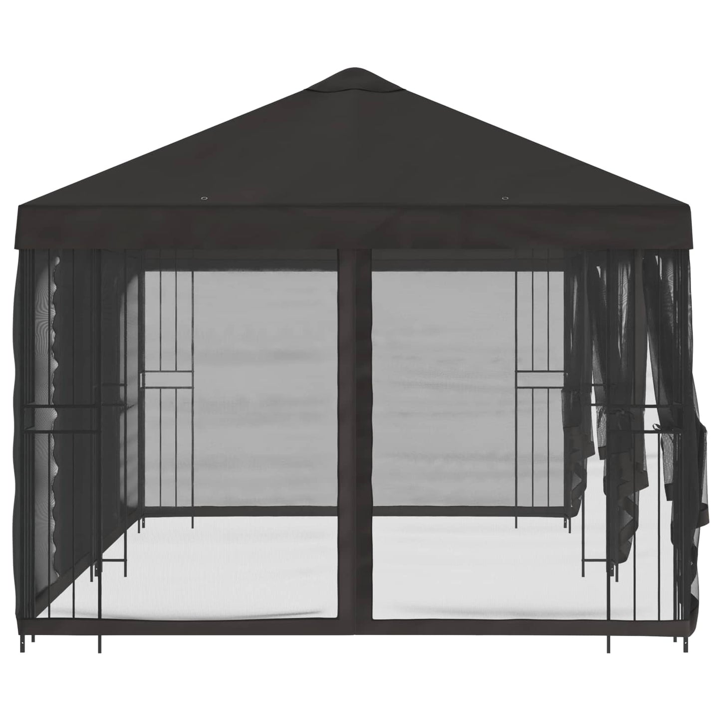 Gazebo con pareti laterali 6 x 3 m Antracite | homemem39