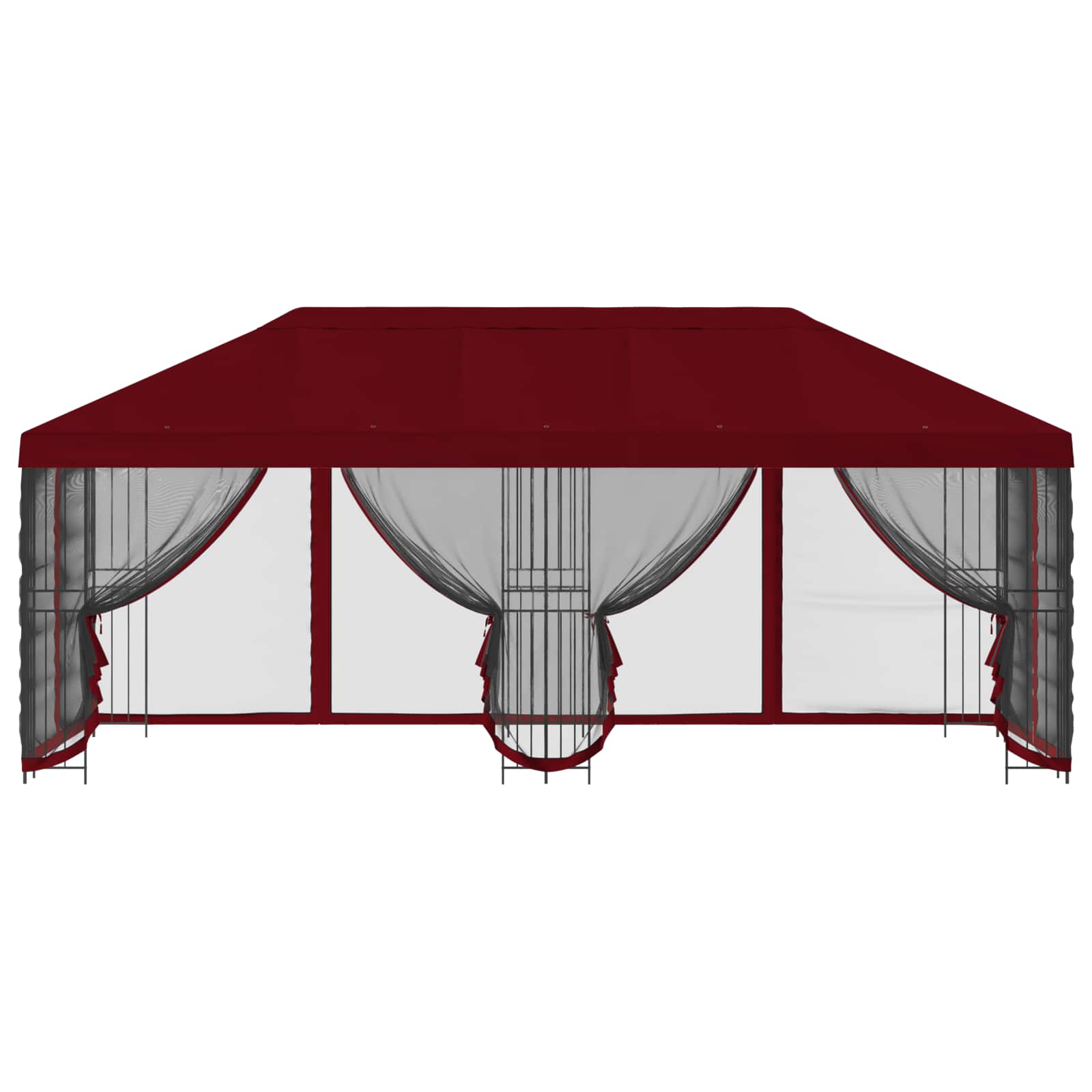 Gazebo con pareti laterali 6 x 3 m Borgogna | homemem39