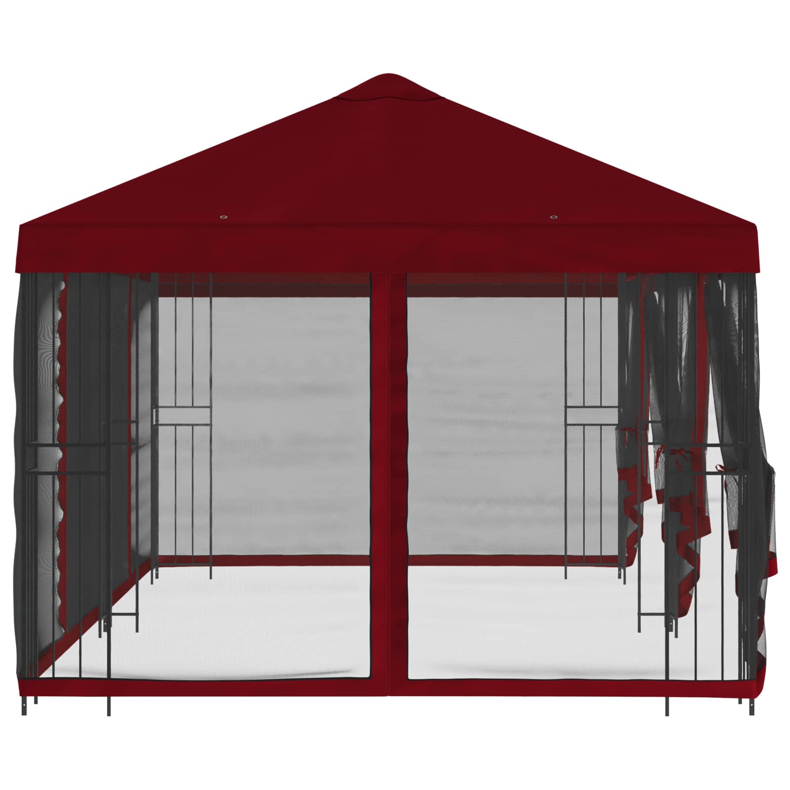 Gazebo con pareti laterali 6 x 3 m Borgogna | homemem39