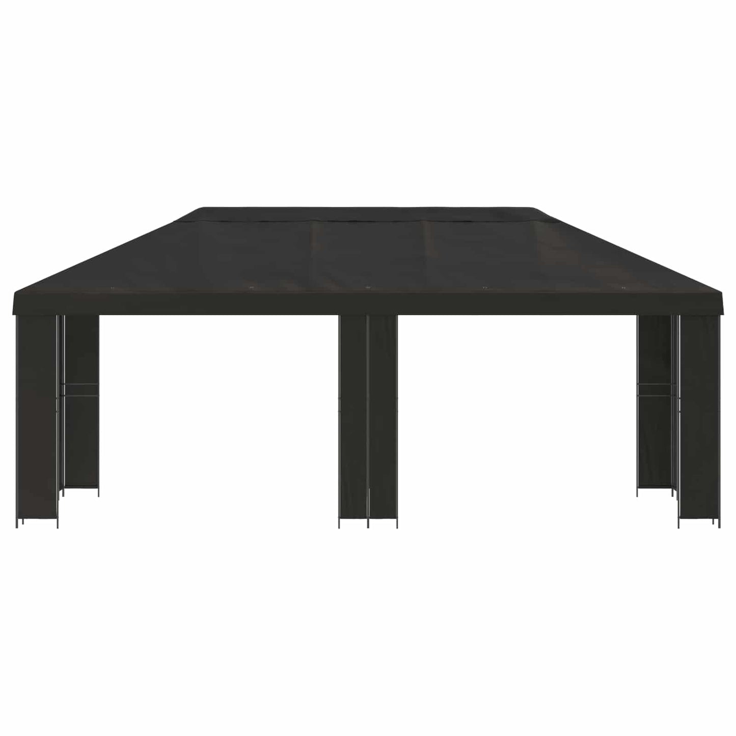 Gazebo da giardino 6 x 3 m Antracite Poliestere e Acciaio 190
