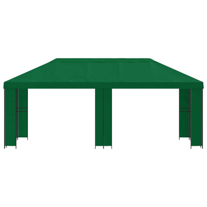 Gazebo da giardino 6 x 3 m Verde Poliestere e Acciaio 190