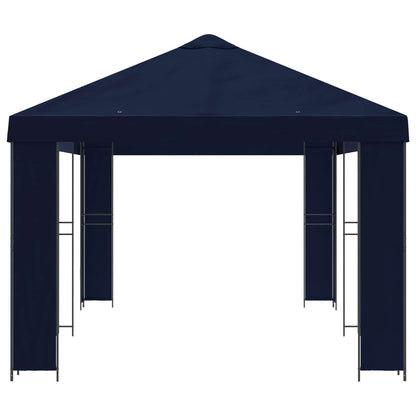 Gazebo da giardino 6 x 3 m Blu Poliestere e Acciaio 190