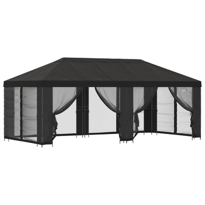 Gazebo con pareti laterali 6 x 3 m Antracite | homemem39
