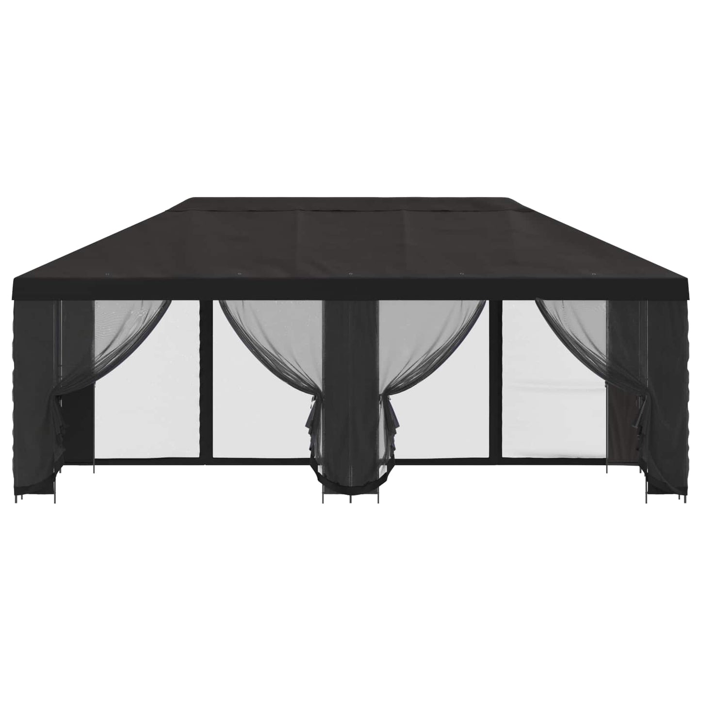 Gazebo con pareti laterali 6 x 3 m Antracite | homemem39