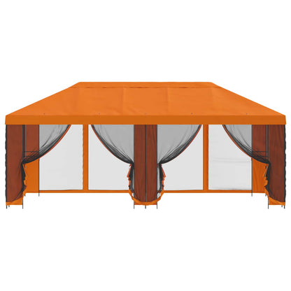Gazebo con pareti laterali 6 x 3 m Arancione | homemem39