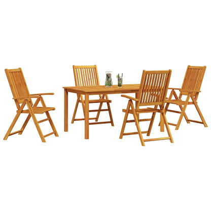 Set da Pranzo per Giardino 5 pcs Marrone - homemem39