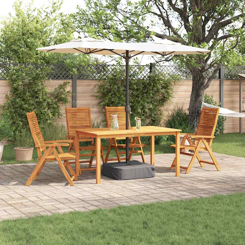 Set da Pranzo per Giardino 5 pcs Marrone