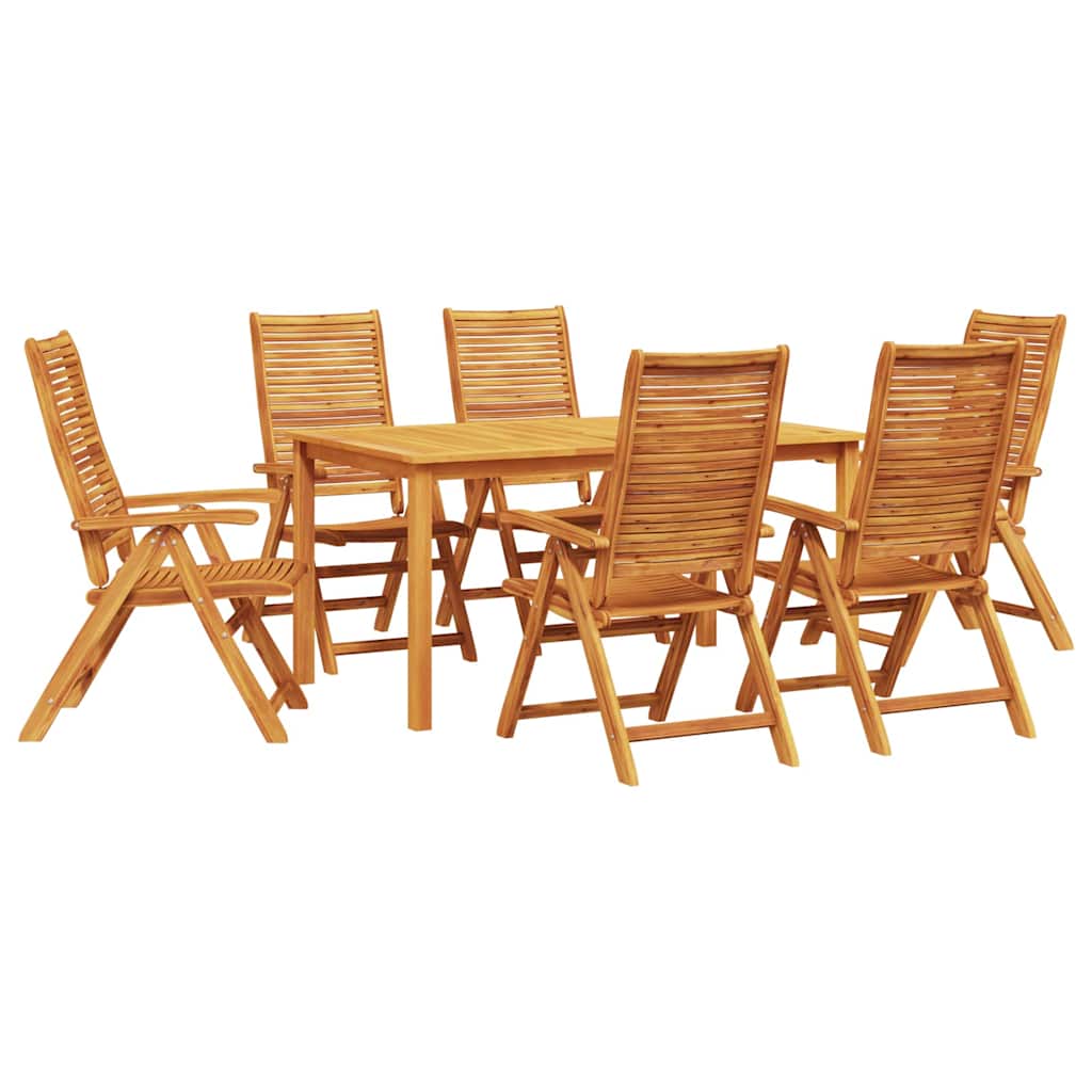 Set da Pranzo per Giardino 7 pcs Marrone | homemem39
