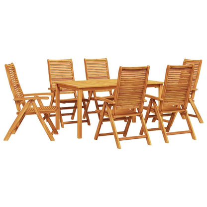 Set da Pranzo per Giardino 7 pcs Marrone | homemem39