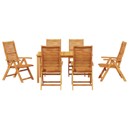 Set da Pranzo per Giardino 7 pcs Marrone | homemem39