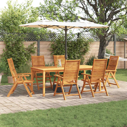 Set da Pranzo per Giardino 7 pcs Marrone | homemem39