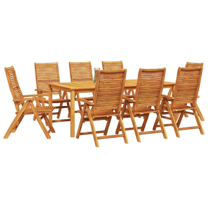 Set da Pranzo per Giardino 9 pcs Marrone | homemem39