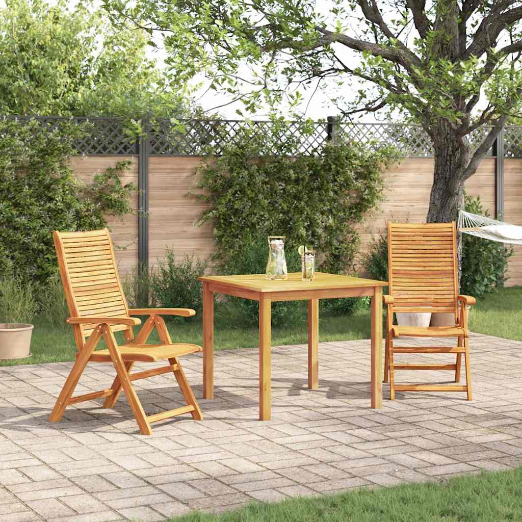 Set da Pranzo per Giardino 3 pcs Marrone