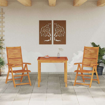 Set da Pranzo per Giardino 3 pcs Marrone | homemem39
