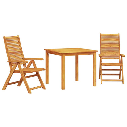 Set da Pranzo per Giardino 3 pcs Marrone | homemem39