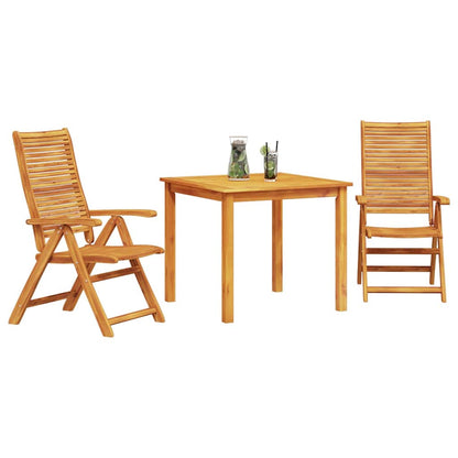 Set da Pranzo per Giardino 3 pcs Marrone | homemem39