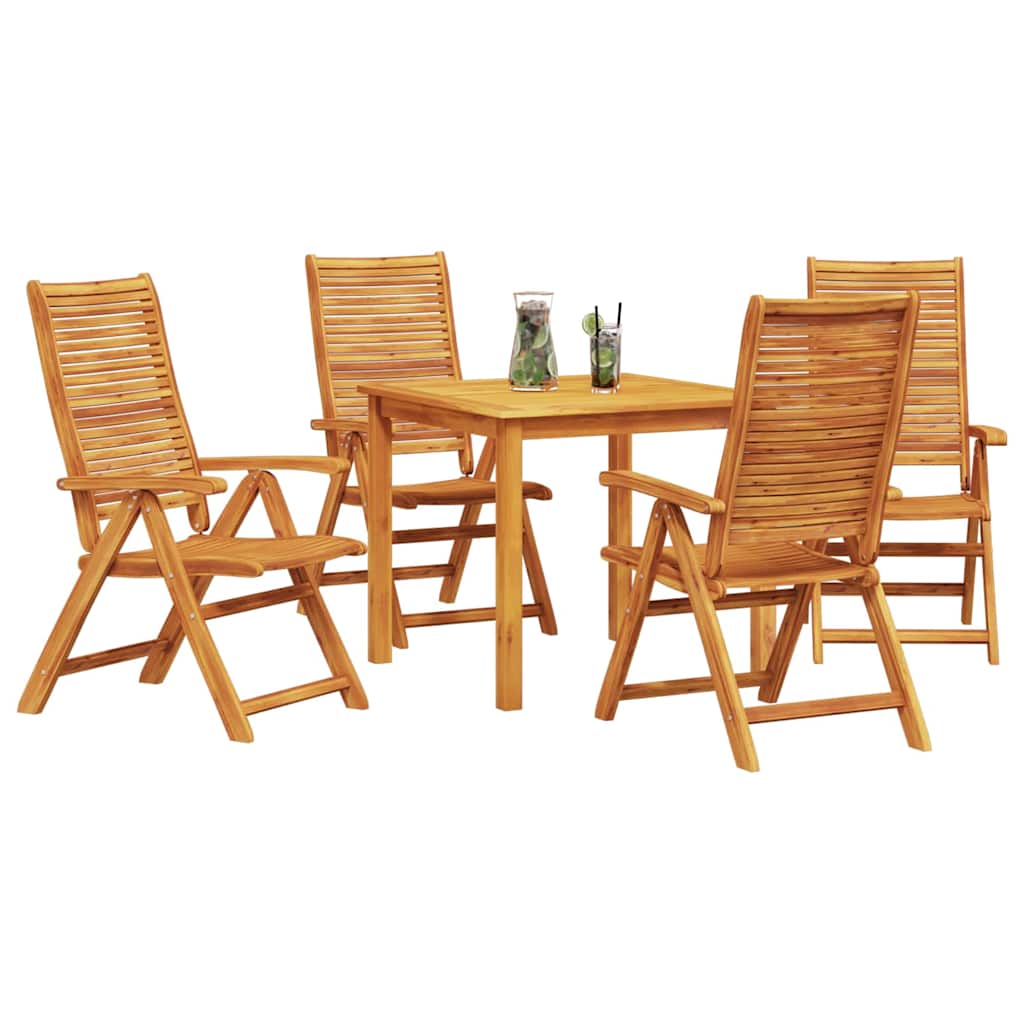 Set da Pranzo per Giardino 5 pcs Marrone