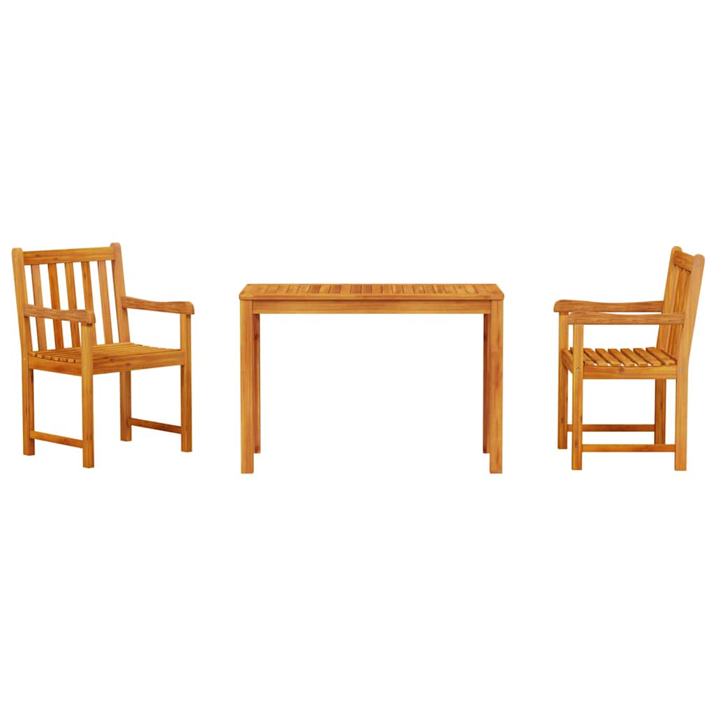 Set da Pranzo per Giardino 3 pcs Marrone | homemem39