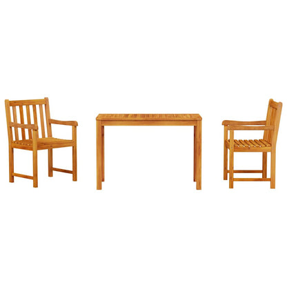Set da Pranzo per Giardino 3 pcs Marrone | homemem39