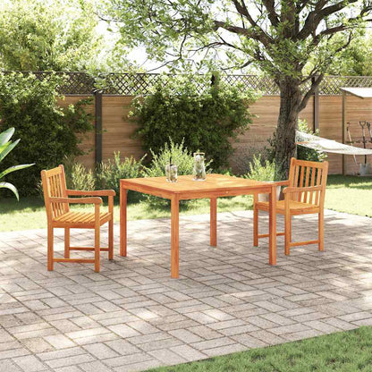 Set da Pranzo per Giardino 3 pcs Marrone