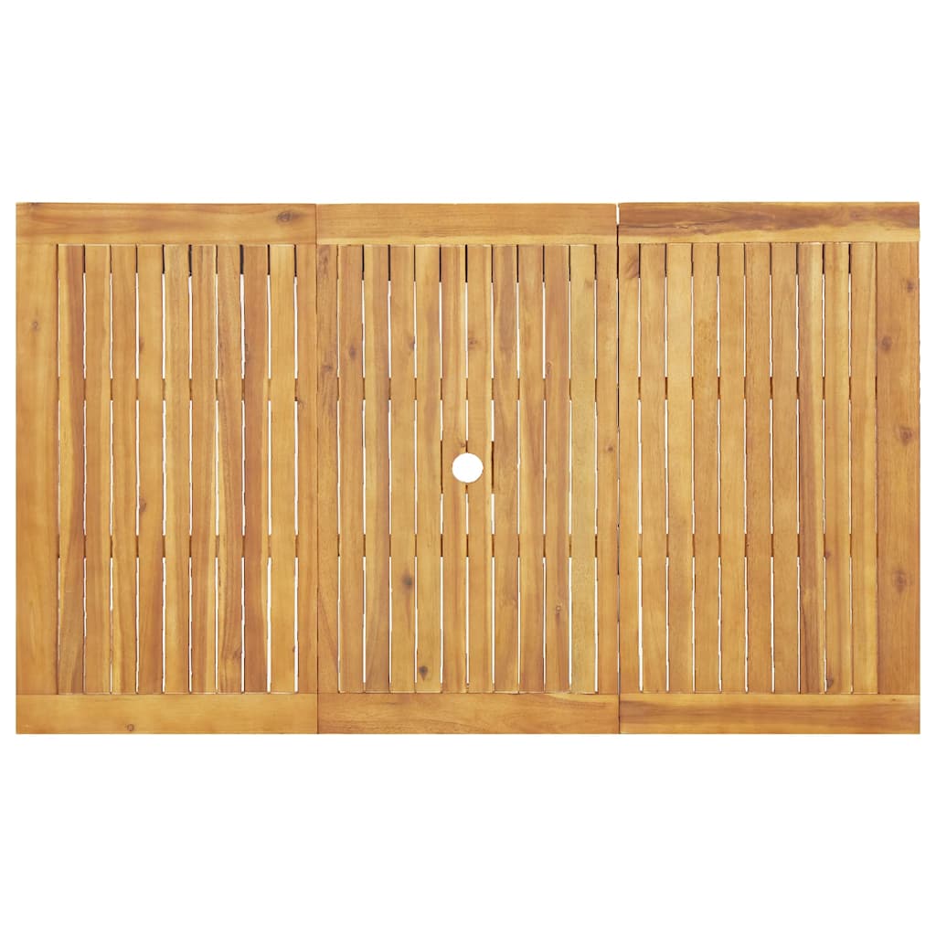 Set da Pranzo per Giardino 5 pcs Marrone - homemem39