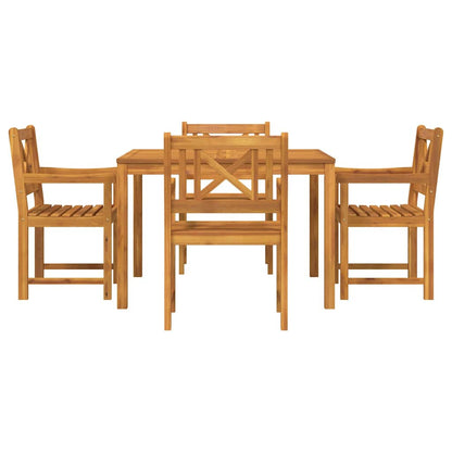 Set da Pranzo per Giardino 5 pcs Marrone - homemem39