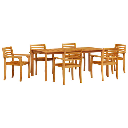Set da Pranzo per Giardino 9 pcs Marrone - homemem39