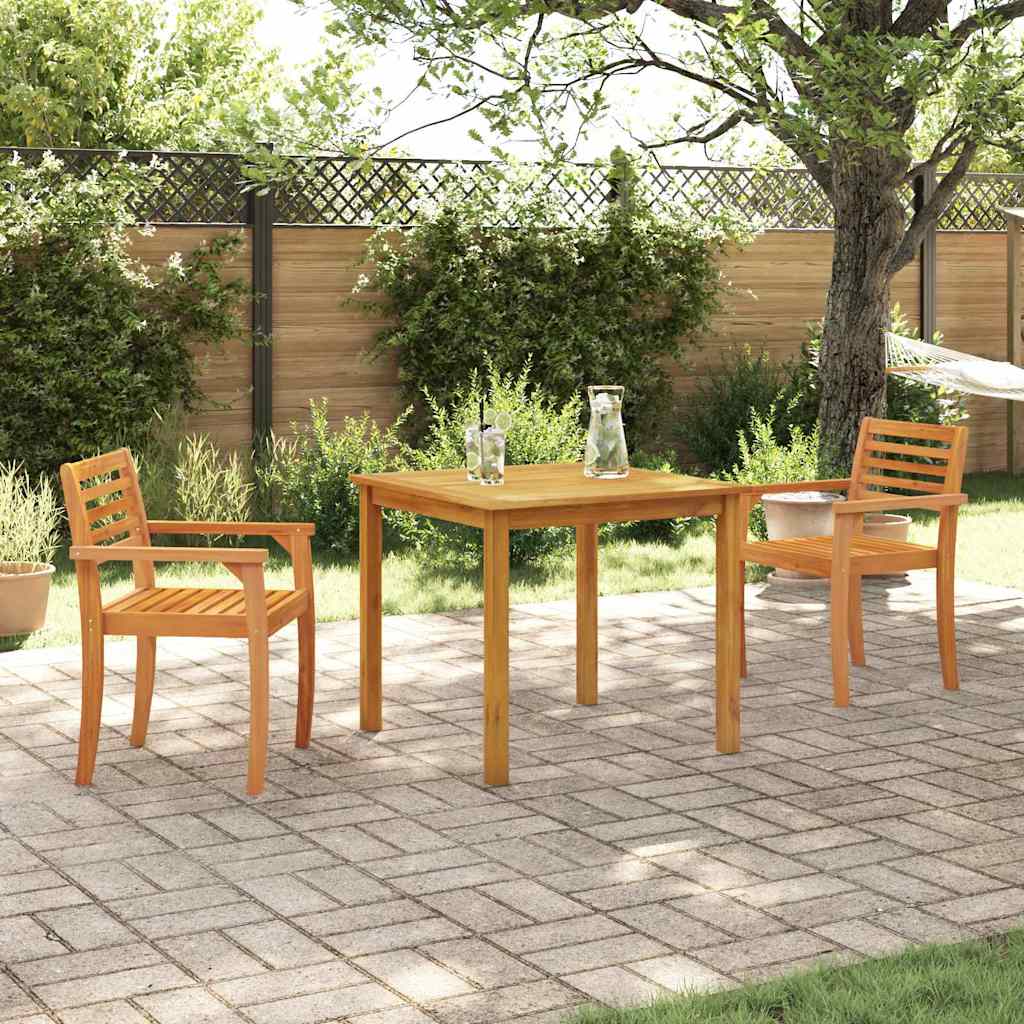 Set da Pranzo per Giardino 3 pcs Marrone - homemem39