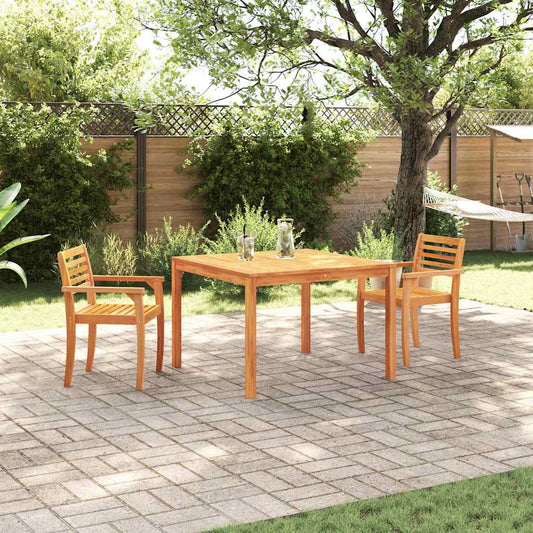 Set da Pranzo per Giardino 3 pcs Marrone - homemem39